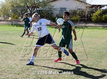 Thumbnail 2 in Glendale Prep Academy vs. Youngker (AIA D4 Quarterfinal) photogallery.