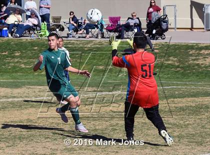 Thumbnail 3 in Glendale Prep Academy vs. Youngker (AIA D4 Quarterfinal) photogallery.