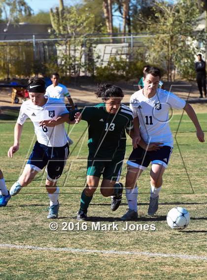 Thumbnail 3 in Glendale Prep Academy vs. Youngker (AIA D4 Quarterfinal) photogallery.