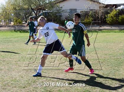 Thumbnail 2 in Glendale Prep Academy vs. Youngker (AIA D4 Quarterfinal) photogallery.