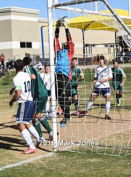 Thumbnail 2 in Glendale Prep Academy vs. Youngker (AIA D4 Quarterfinal) photogallery.