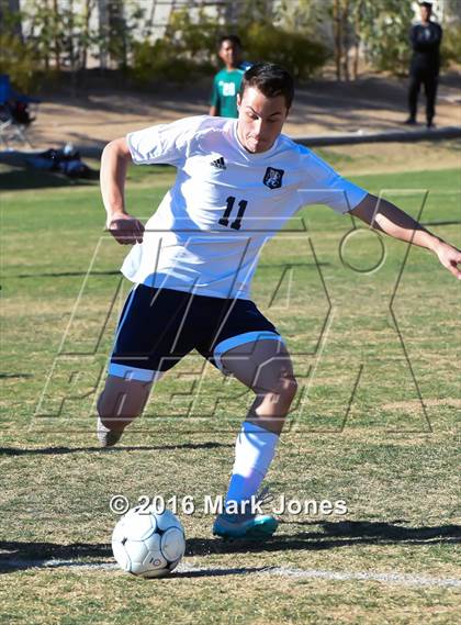 Thumbnail 2 in Glendale Prep Academy vs. Youngker (AIA D4 Quarterfinal) photogallery.