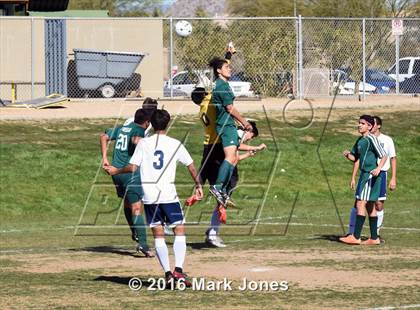 Thumbnail 2 in Glendale Prep Academy vs. Youngker (AIA D4 Quarterfinal) photogallery.