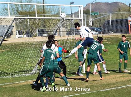 Thumbnail 1 in Glendale Prep Academy vs. Youngker (AIA D4 Quarterfinal) photogallery.