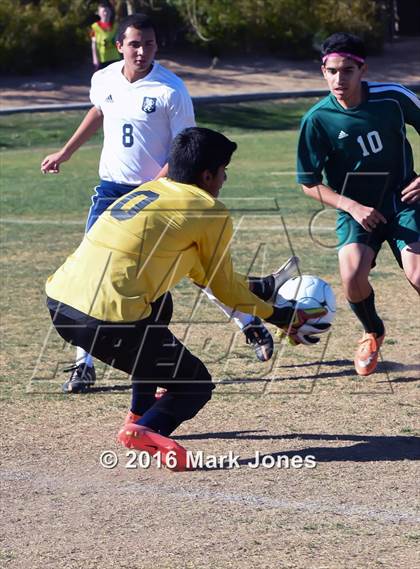 Thumbnail 3 in Glendale Prep Academy vs. Youngker (AIA D4 Quarterfinal) photogallery.