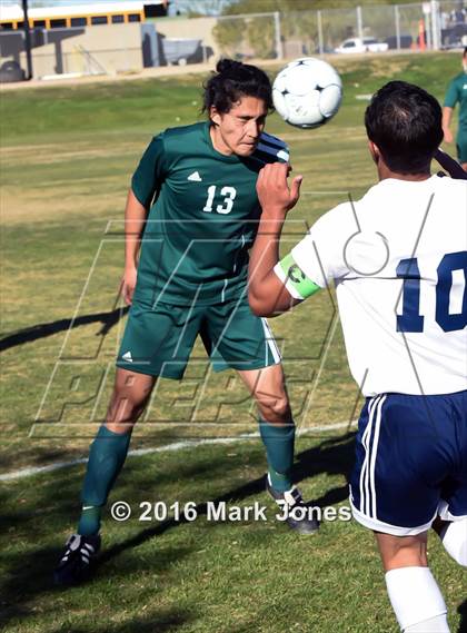 Thumbnail 2 in Glendale Prep Academy vs. Youngker (AIA D4 Quarterfinal) photogallery.