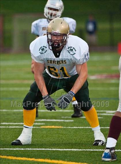 Thumbnail 1 in 9th Annual Shrine Chowder Bowl Classic  (West vs Central) photogallery.