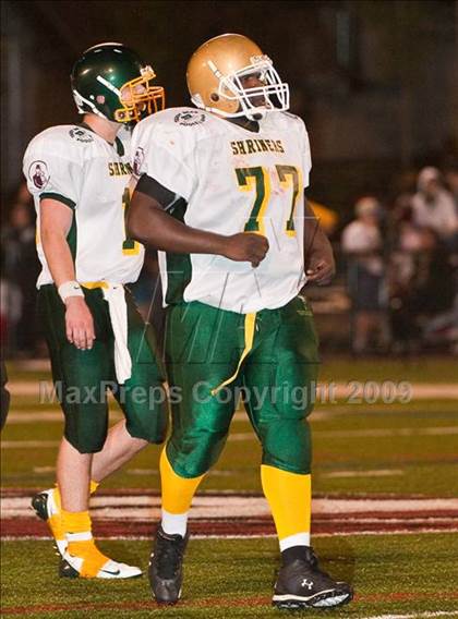 Thumbnail 1 in 9th Annual Shrine Chowder Bowl Classic  (West vs Central) photogallery.