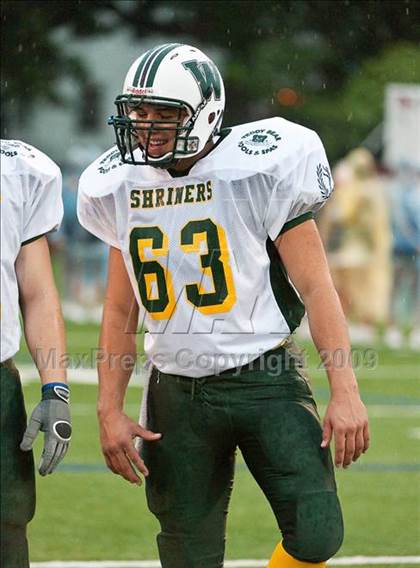 Thumbnail 2 in 9th Annual Shrine Chowder Bowl Classic  (West vs Central) photogallery.
