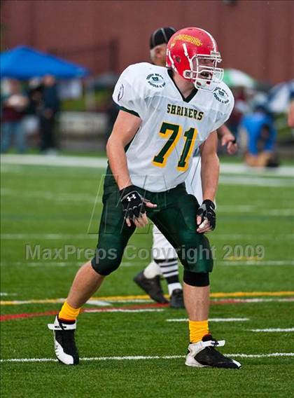 Thumbnail 1 in 9th Annual Shrine Chowder Bowl Classic  (West vs Central) photogallery.