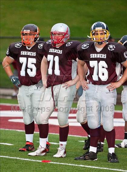 Thumbnail 1 in 9th Annual Shrine Chowder Bowl Classic  (West vs Central) photogallery.