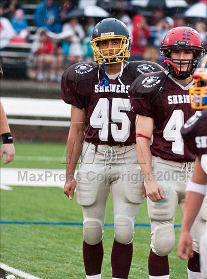 Thumbnail 1 in 9th Annual Shrine Chowder Bowl Classic  (West vs Central) photogallery.