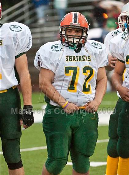 Thumbnail 1 in 9th Annual Shrine Chowder Bowl Classic  (West vs Central) photogallery.