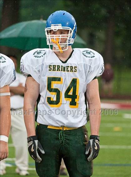Thumbnail 1 in 9th Annual Shrine Chowder Bowl Classic  (West vs Central) photogallery.