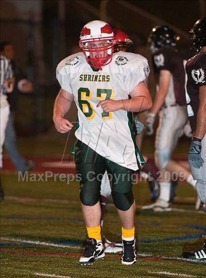 Thumbnail 2 in 9th Annual Shrine Chowder Bowl Classic  (West vs Central) photogallery.