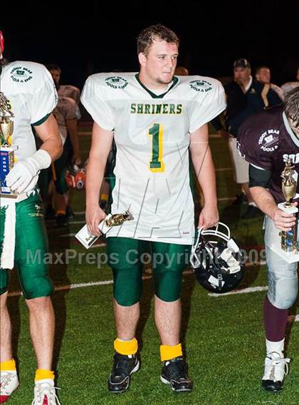 Thumbnail 2 in 9th Annual Shrine Chowder Bowl Classic  (West vs Central) photogallery.