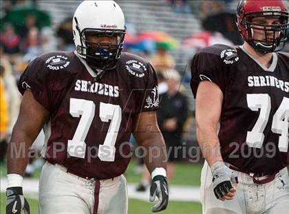 Thumbnail 1 in 9th Annual Shrine Chowder Bowl Classic  (West vs Central) photogallery.