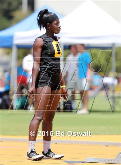 Thumbnail 2 in CIF NCS Masters Track and Field Championships (Girls 4x100 Meter Relay) photogallery.