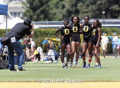 Thumbnail 2 in CIF NCS Masters Track and Field Championships (Girls 4x100 Meter Relay) photogallery.