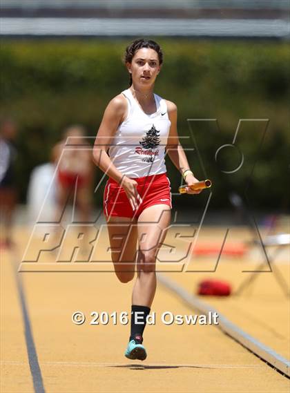 Thumbnail 2 in CIF NCS Masters Track and Field Championships (Girls 4x100 Meter Relay) photogallery.