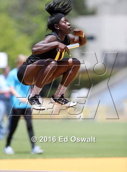 Thumbnail 1 in CIF NCS Masters Track and Field Championships (Girls 4x100 Meter Relay) photogallery.