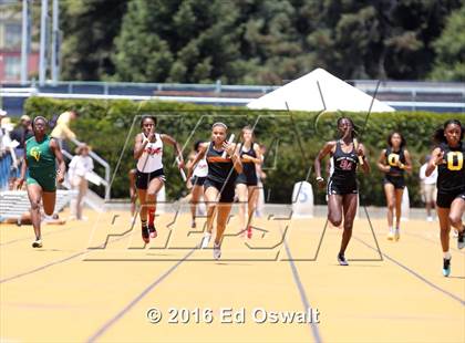Thumbnail 2 in CIF NCS Masters Track and Field Championships (Girls 4x100 Meter Relay) photogallery.
