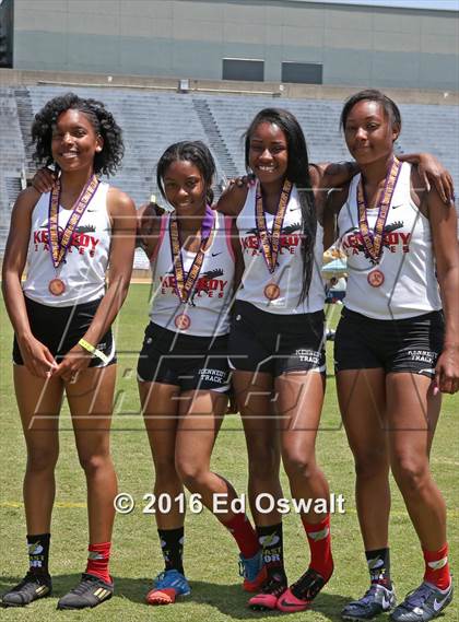 Thumbnail 2 in CIF NCS Masters Track and Field Championships (Girls 4x100 Meter Relay) photogallery.