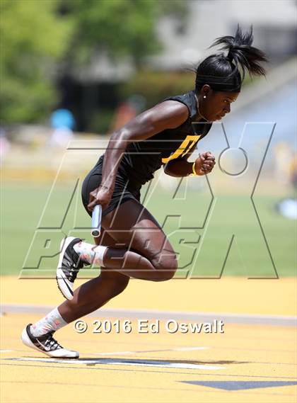 Thumbnail 3 in CIF NCS Masters Track and Field Championships (Girls 4x100 Meter Relay) photogallery.