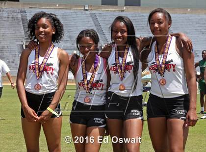 Thumbnail 1 in CIF NCS Masters Track and Field Championships (Girls 4x100 Meter Relay) photogallery.