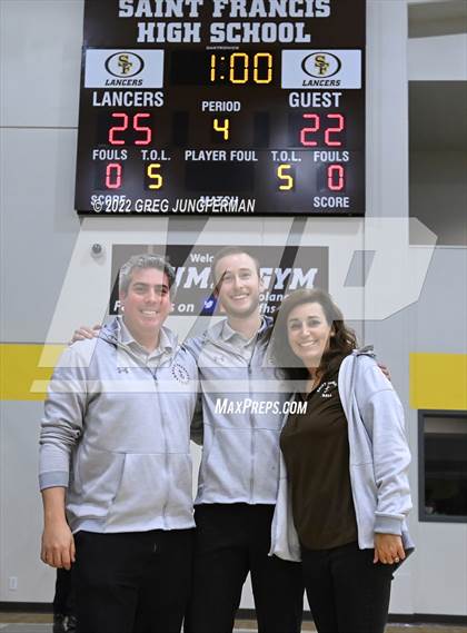 Thumbnail 1 in Archbishop Mitty @ Saint Francis (CIF State Regional Open Division Final) photogallery.