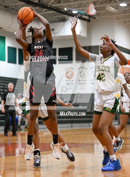 Thumbnail 2 in West Cabarrus vs Bessemer City (East Lincoln Winter Jam) photogallery.