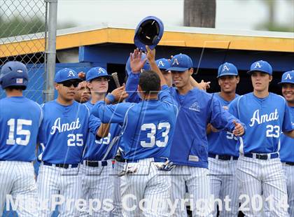 Thumbnail 2 in Elsinore @ Bishop Amat (CIF SS D3 1st Round Playoff) photogallery.