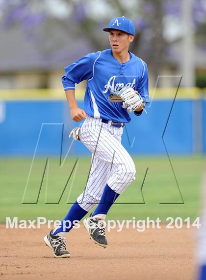 Thumbnail 2 in Elsinore @ Bishop Amat (CIF SS D3 1st Round Playoff) photogallery.