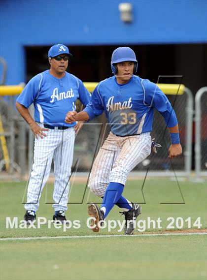 Thumbnail 3 in Elsinore @ Bishop Amat (CIF SS D3 1st Round Playoff) photogallery.