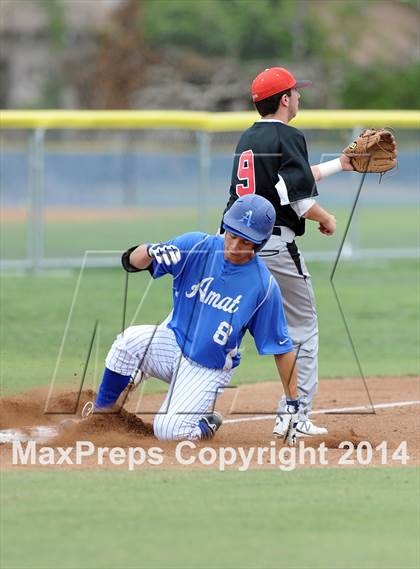 Thumbnail 1 in Elsinore @ Bishop Amat (CIF SS D3 1st Round Playoff) photogallery.