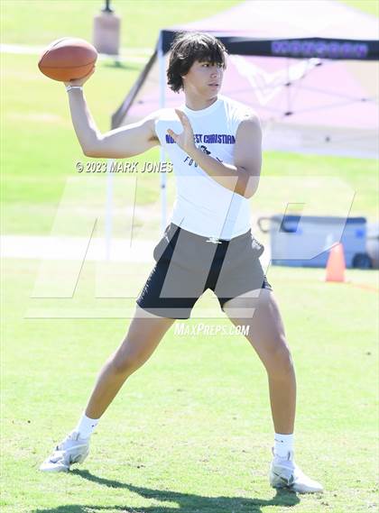 Thumbnail 2 in Northwest Christian vs. Cactus Shadows (Gotta Believe - 7 V 7) photogallery.