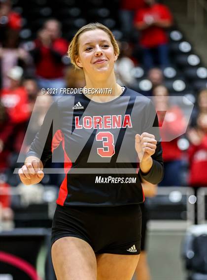 Thumbnail 2 in Lorena vs. Gunter (UIL Volleyball 3A Semi-Finals)  photogallery.