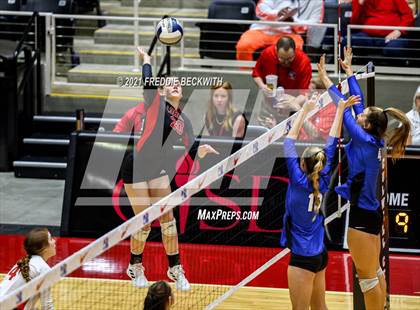 Thumbnail 1 in Lorena vs. Gunter (UIL Volleyball 3A Semi-Finals)  photogallery.