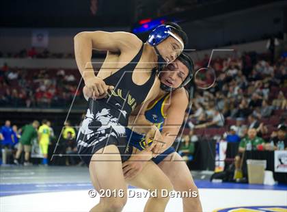 Thumbnail 1 in CIF State Boys Wrestling Championships (Round 2) photogallery.