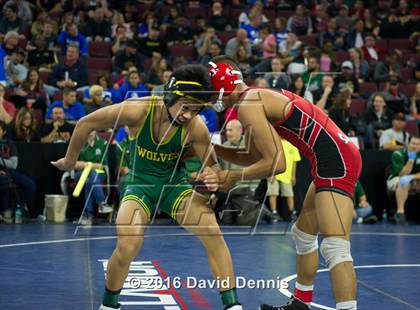 Thumbnail 1 in CIF State Boys Wrestling Championships (Round 2) photogallery.