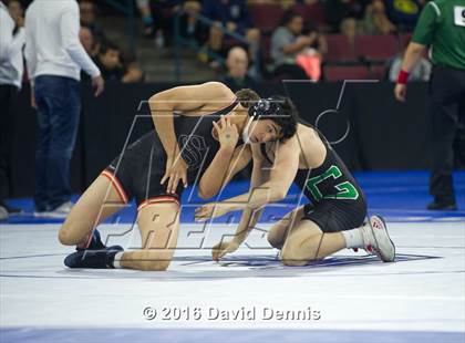 Thumbnail 1 in CIF State Boys Wrestling Championships (Round 2) photogallery.