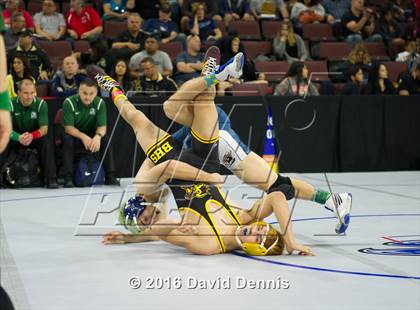 Thumbnail 1 in CIF State Boys Wrestling Championships (Round 2) photogallery.