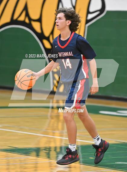 Thumbnail 1 in Centennial vs. Verrado (Sunnyslope Hoopsgiving Basketball Tournament) photogallery.