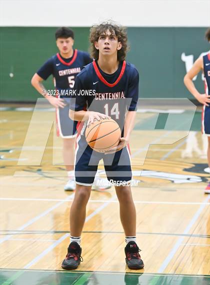 Thumbnail 3 in Centennial vs. Verrado (Sunnyslope Hoopsgiving Basketball Tournament) photogallery.