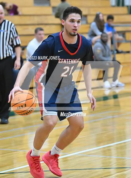 Thumbnail 1 in Centennial vs. Verrado (Sunnyslope Hoopsgiving Basketball Tournament) photogallery.