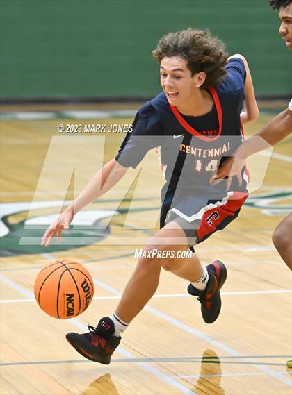 Thumbnail 3 in Centennial vs. Verrado (Sunnyslope Hoopsgiving Basketball Tournament) photogallery.