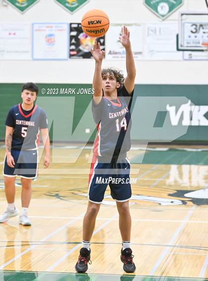 Thumbnail 2 in Centennial vs. Verrado (Sunnyslope Hoopsgiving Basketball Tournament) photogallery.