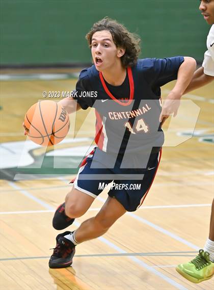 Thumbnail 2 in Centennial vs. Verrado (Sunnyslope Hoopsgiving Basketball Tournament) photogallery.