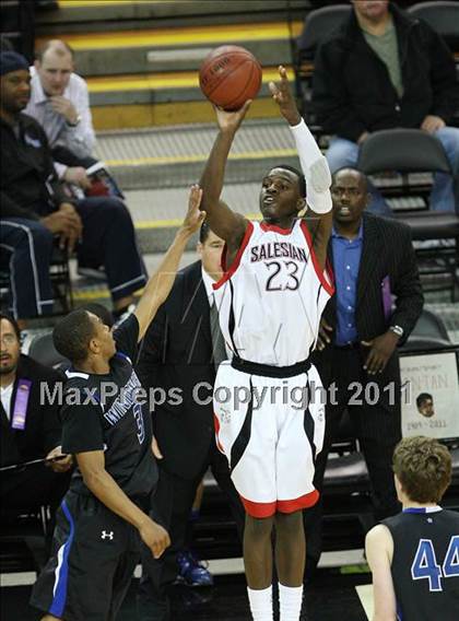 Thumbnail 1 in Salesian vs. Windward (CIF State D4 Final) photogallery.