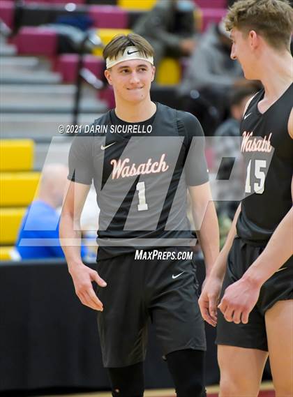 Thumbnail 3 in Wasatch Academy vs AZ Compass Prep (Hoophall West Tournament) photogallery.